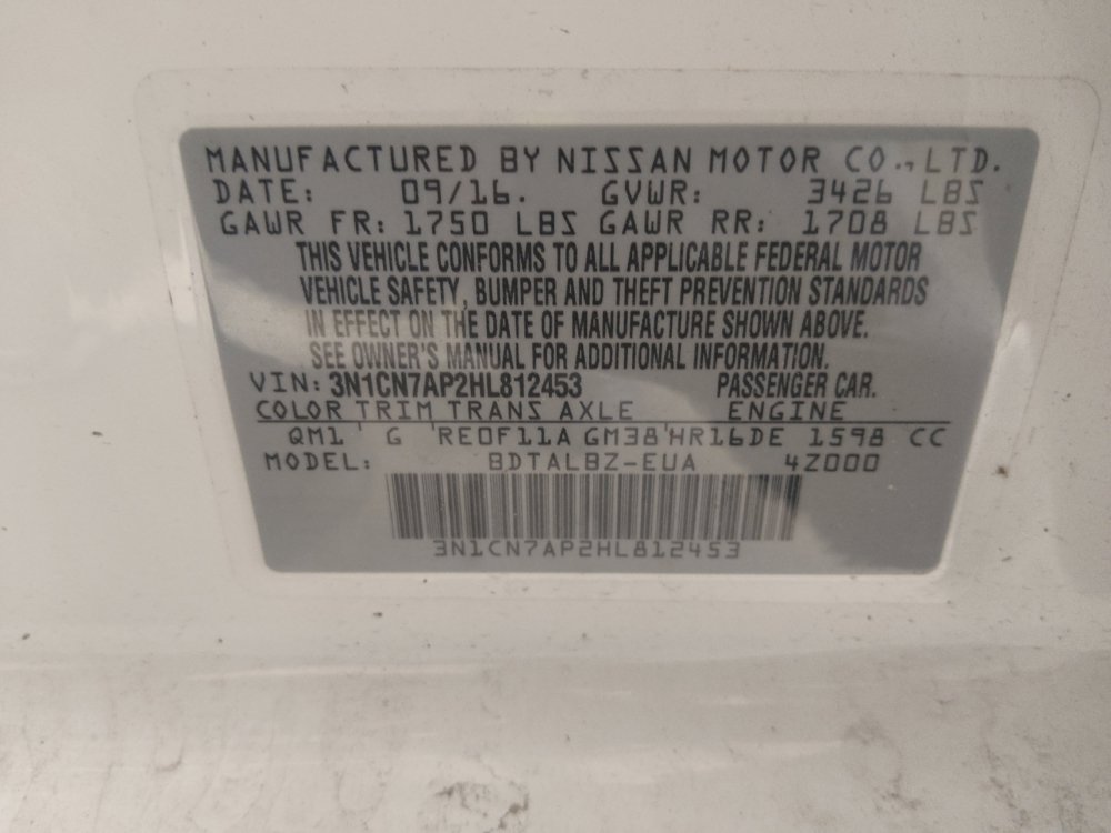 Used 2017 Nissan Versa SV FWD image 33