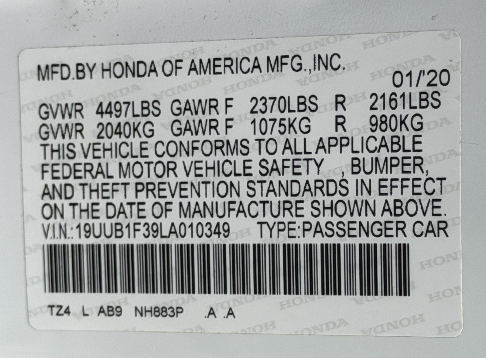 Used 2020 Acura TLX FWD image 24