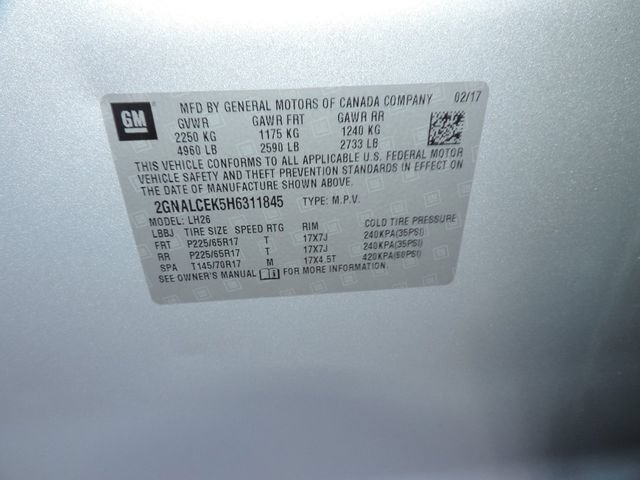 Used 2017 Chevrolet Equinox LT w/ Convenience Package FWD image 13