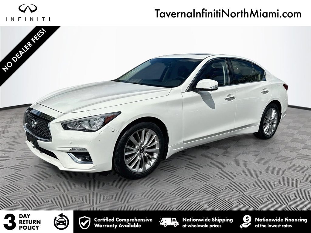 Certified 2023 INFINITI Q50 Luxe w/ Cargo Package AWD/4WD image 1
