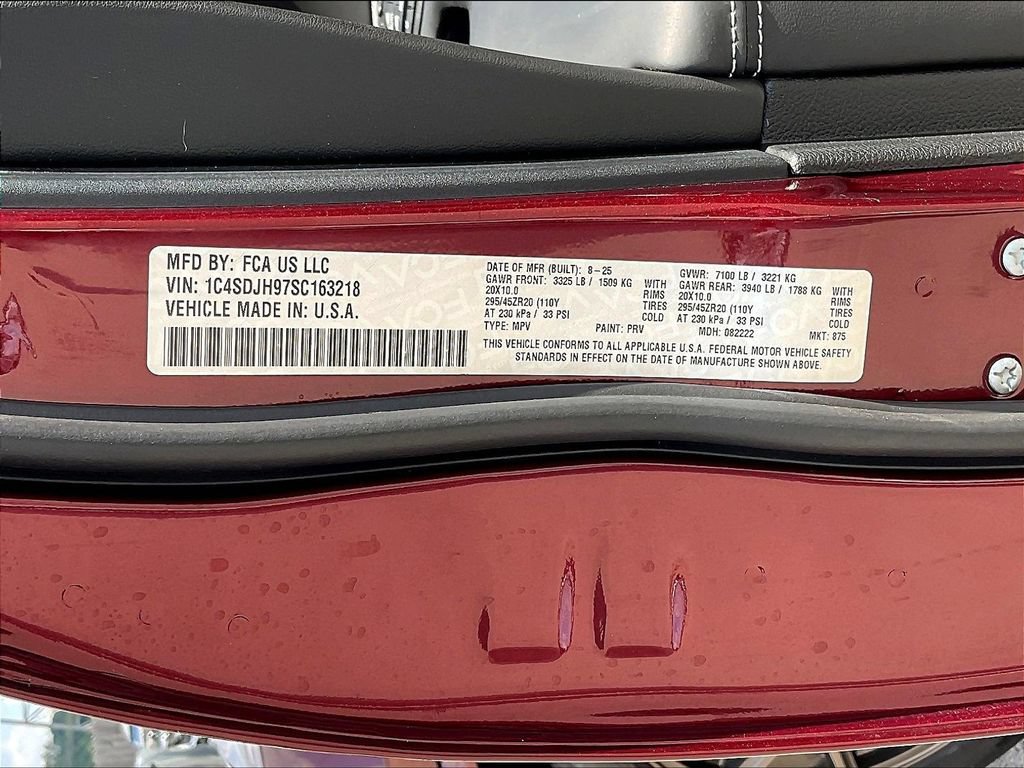 Used 2025 Dodge Durango SRT Hellcat AWD/4WD image 22