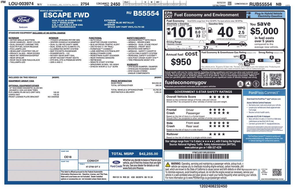Used 2024 Ford Escape SE image 27