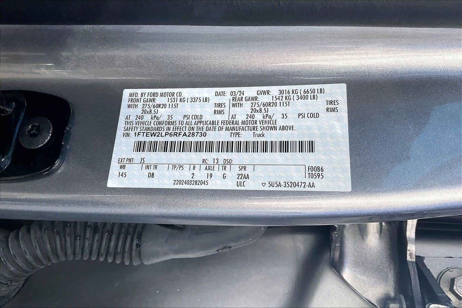 Used 2024 Ford F150 STX AWD/4WD image 20