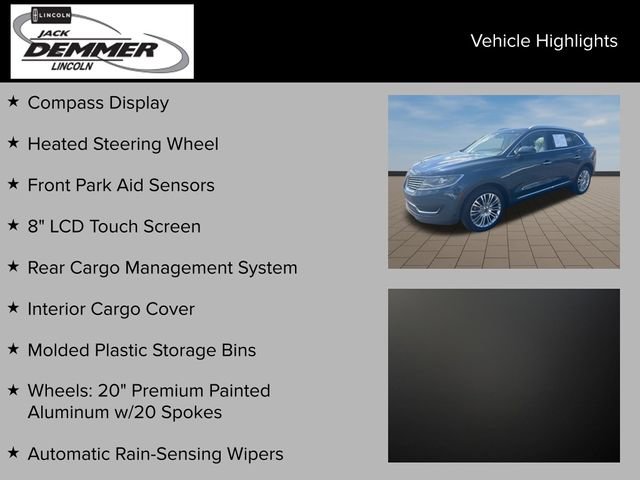 Used 2016 Lincoln MKX Reserve w/ Technology Package AWD/4WD image 26