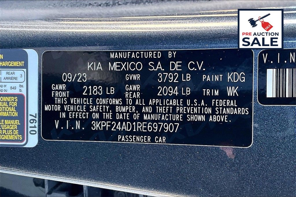 Certified 2024 Kia Forte LXS image 33