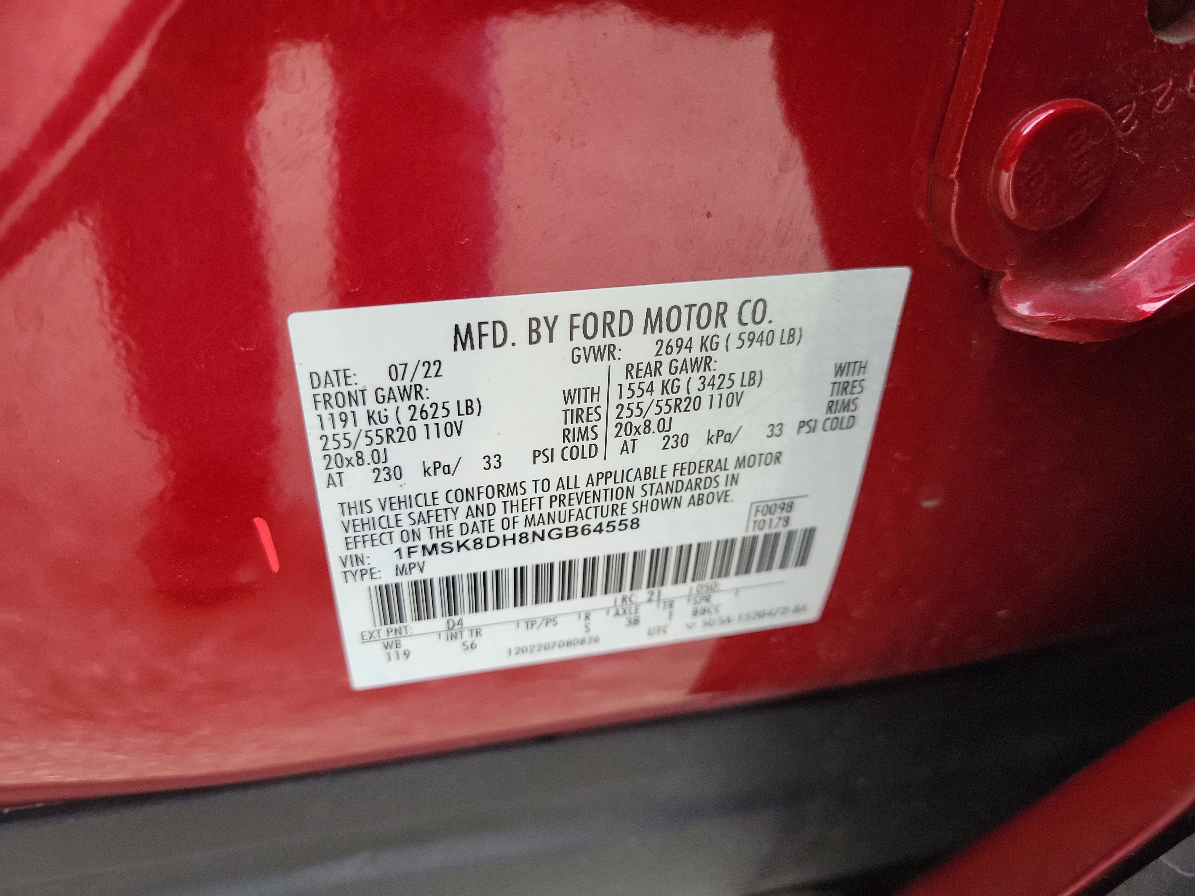 Used 2022 Ford Explorer XLT w/ Equipment Group 202A image 35