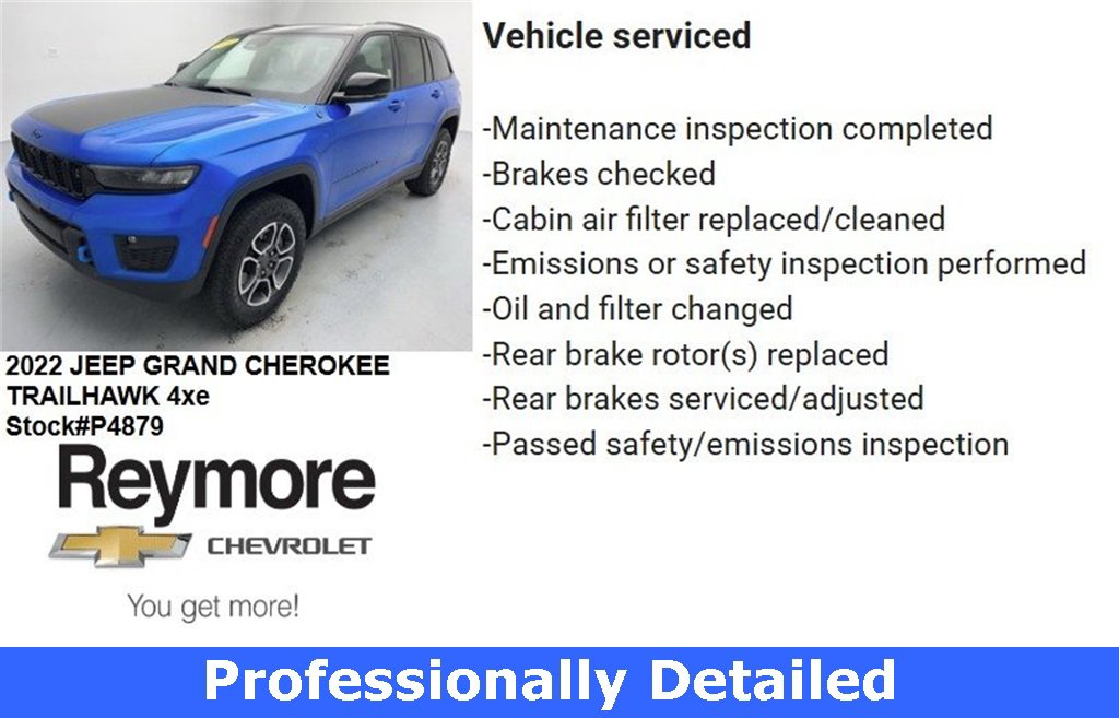 Used 2022 Jeep Grand Cherokee Trailhawk w/ Advanced Protech Group II image 66