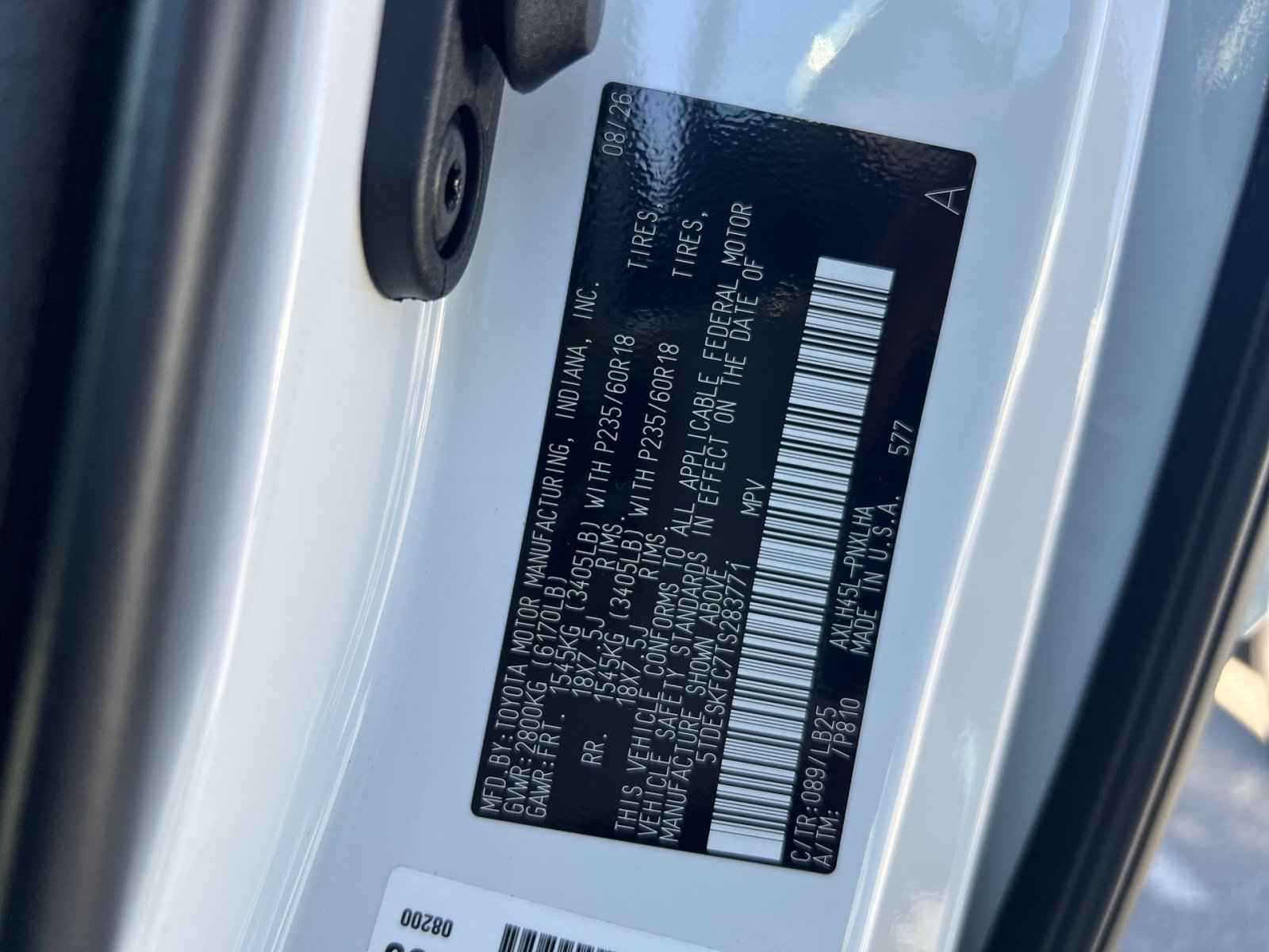 New 2026 Toyota Sienna Platinum AWD/4WD image 22