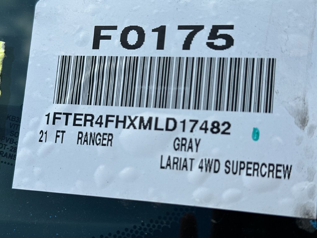 Certified 2021 Ford Ranger Lariat w/ Equipment Group 501A High AWD/4WD image 28