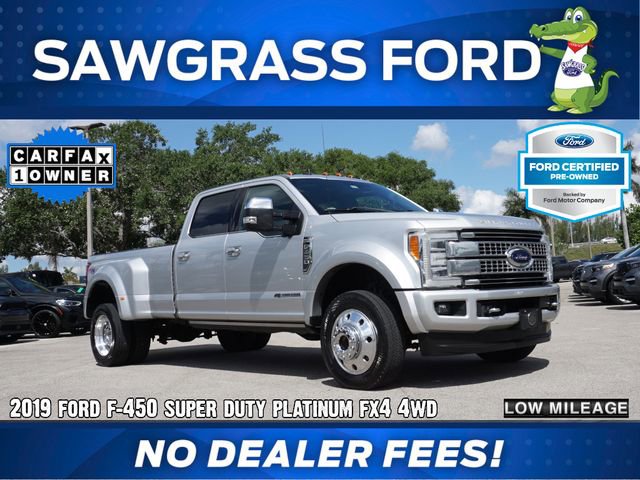 Certified 2019 Ford F450 Platinum w/ Platinum Ultimate Package