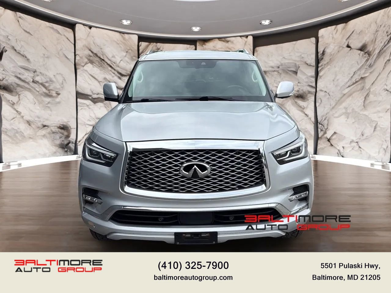 Used 2021 INFINITI QX80 Luxe AWD/4WD image 2
