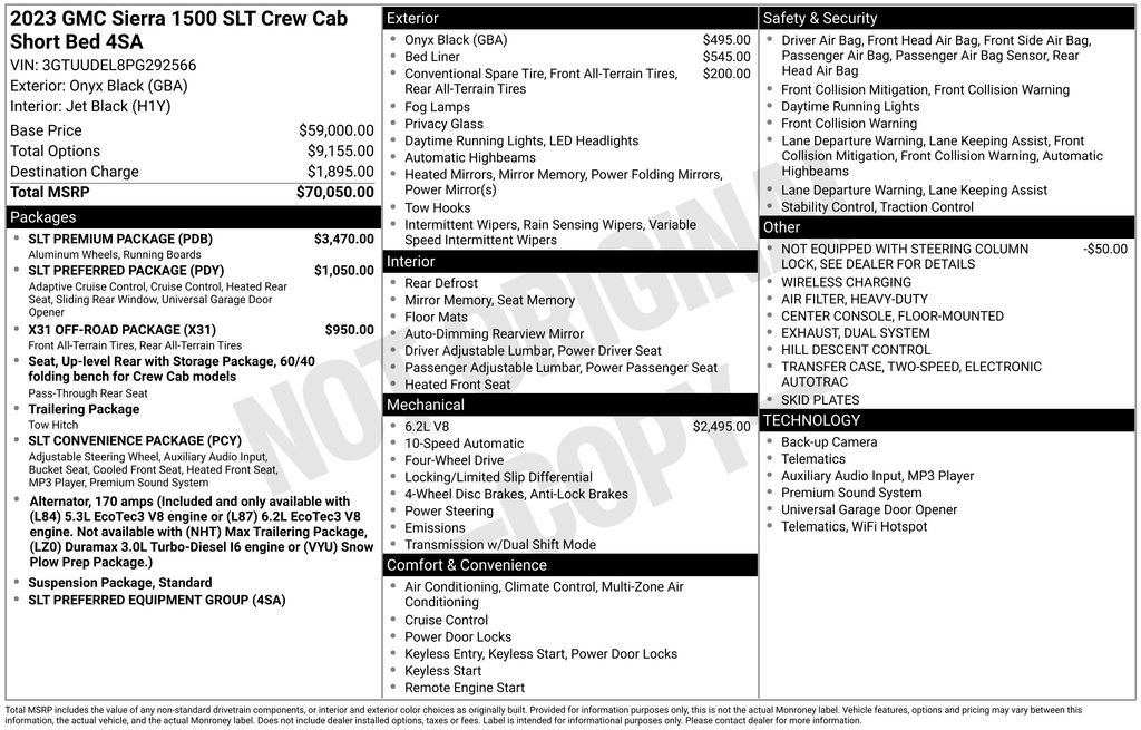 Used 2023 GMC Sierra 1500 SLT w/ SLT Premium Package image 10