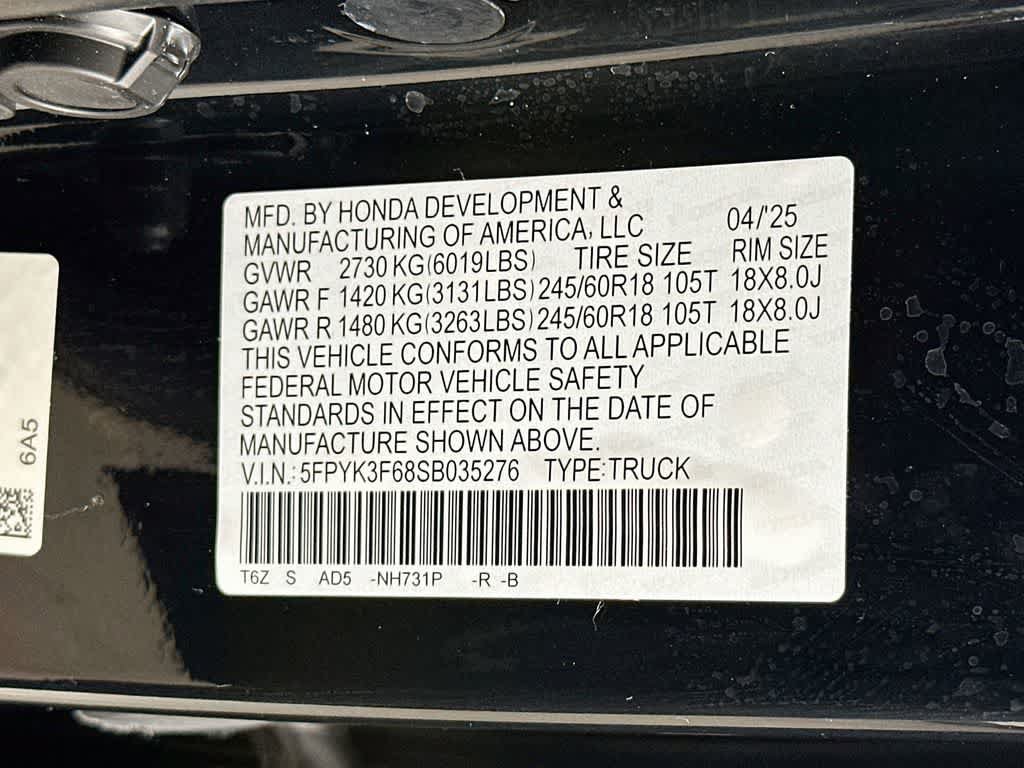 Used 2025 Honda Ridgeline TrailSport image 21