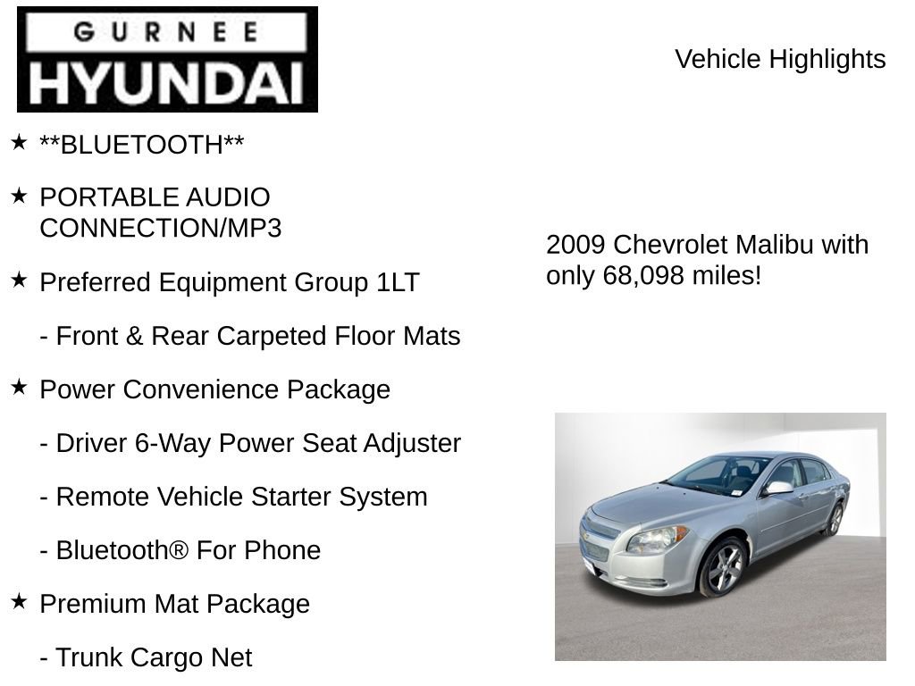 Used 2009 Chevrolet Malibu LT w/ Power Convenience Package image 7