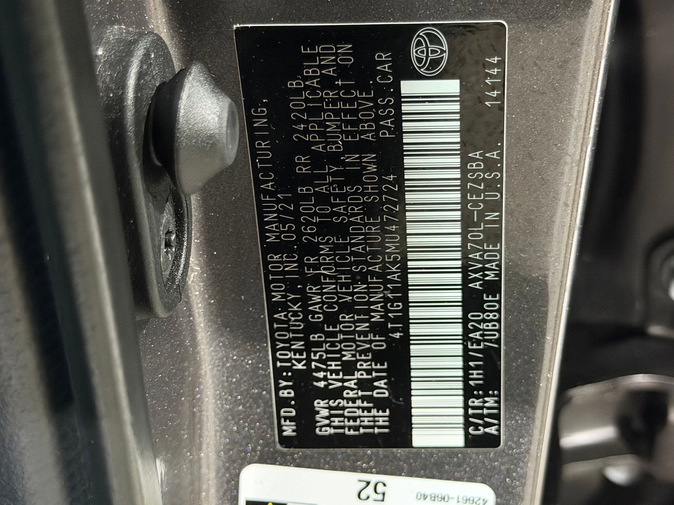 Used 2021 Toyota Camry SE image 41