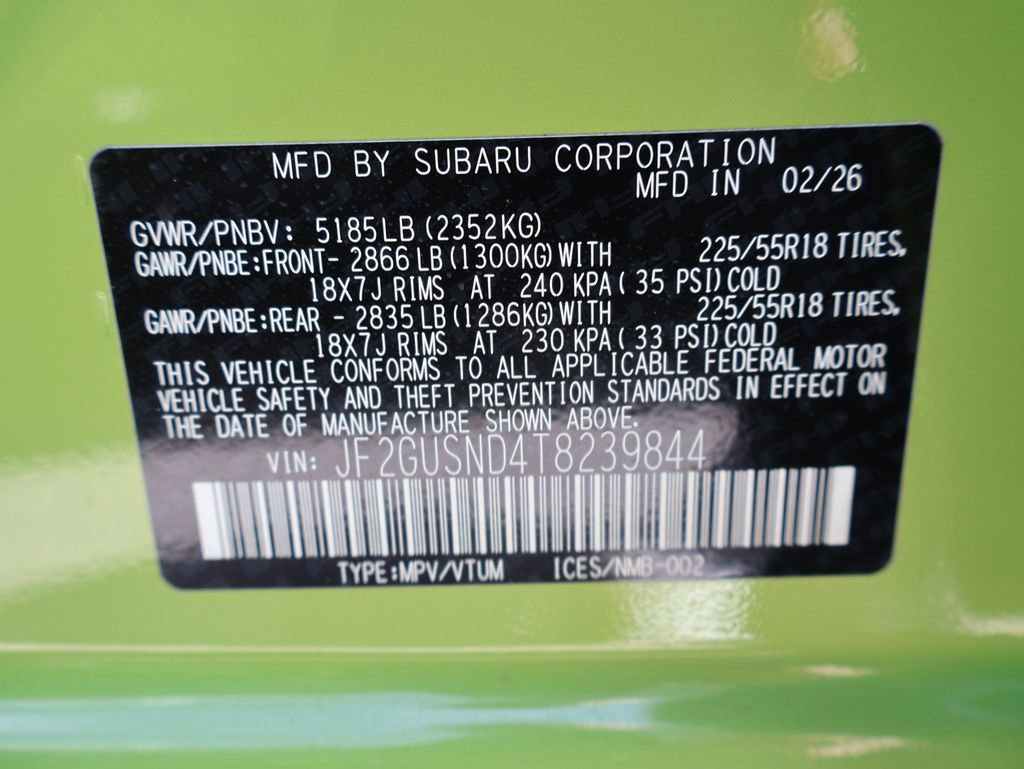 New 2026 Subaru Crosstrek 2.5i Limited AWD/4WD image 40
