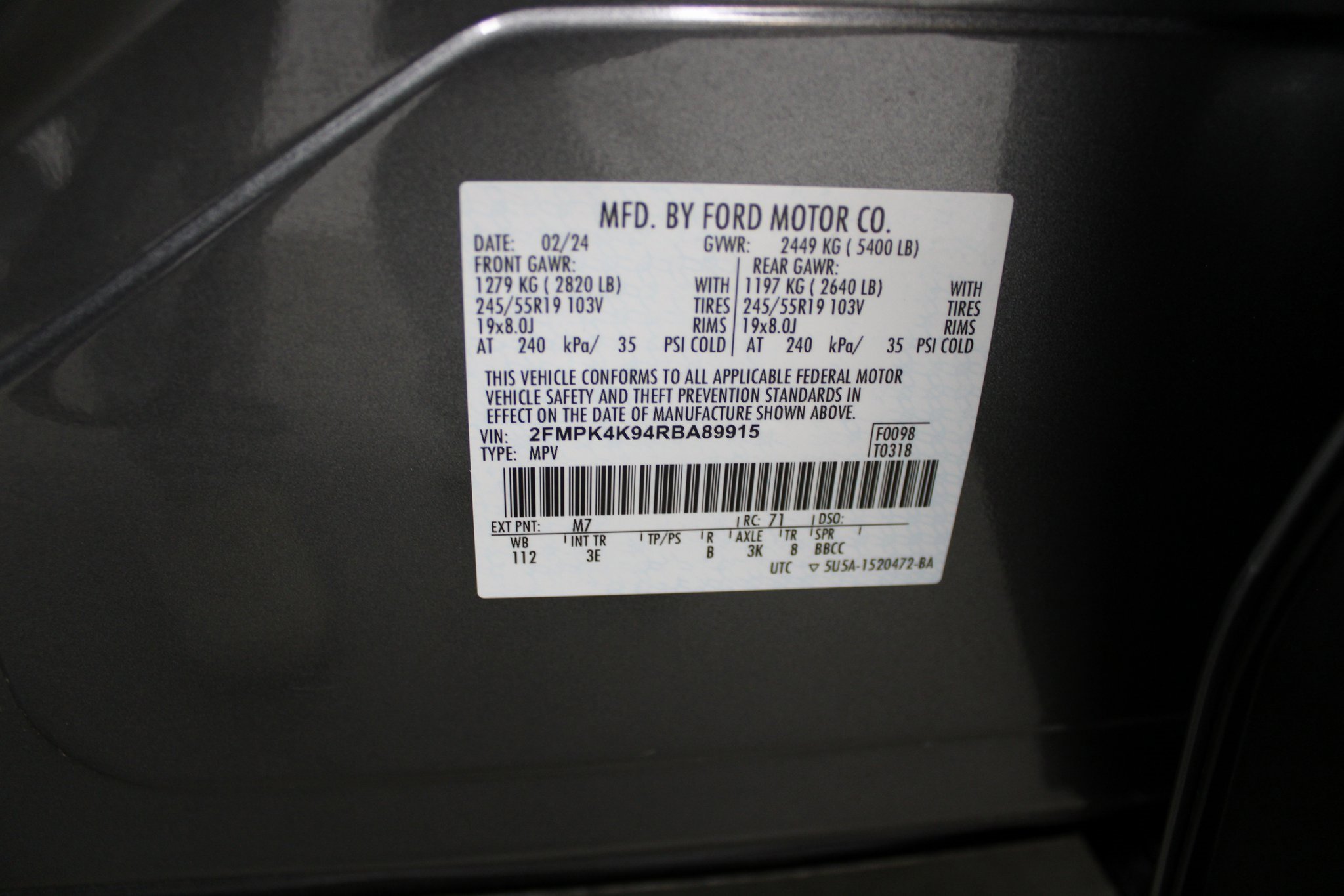 Used 2024 Ford Edge Titanium image 47