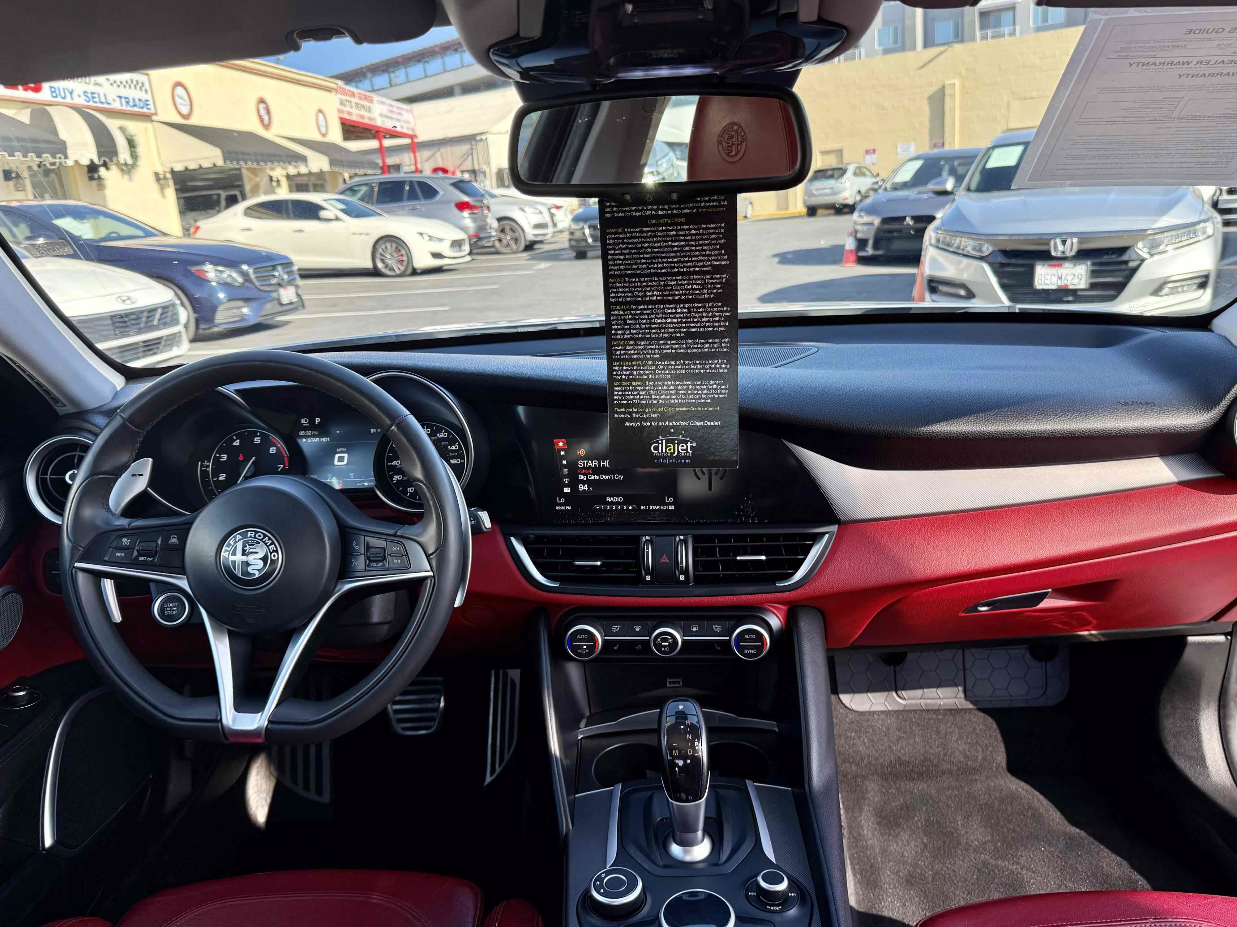 Used 2018 Alfa Romeo Giulia Ti Sport w/ Quick Order Package 22U Sport RWD image 23