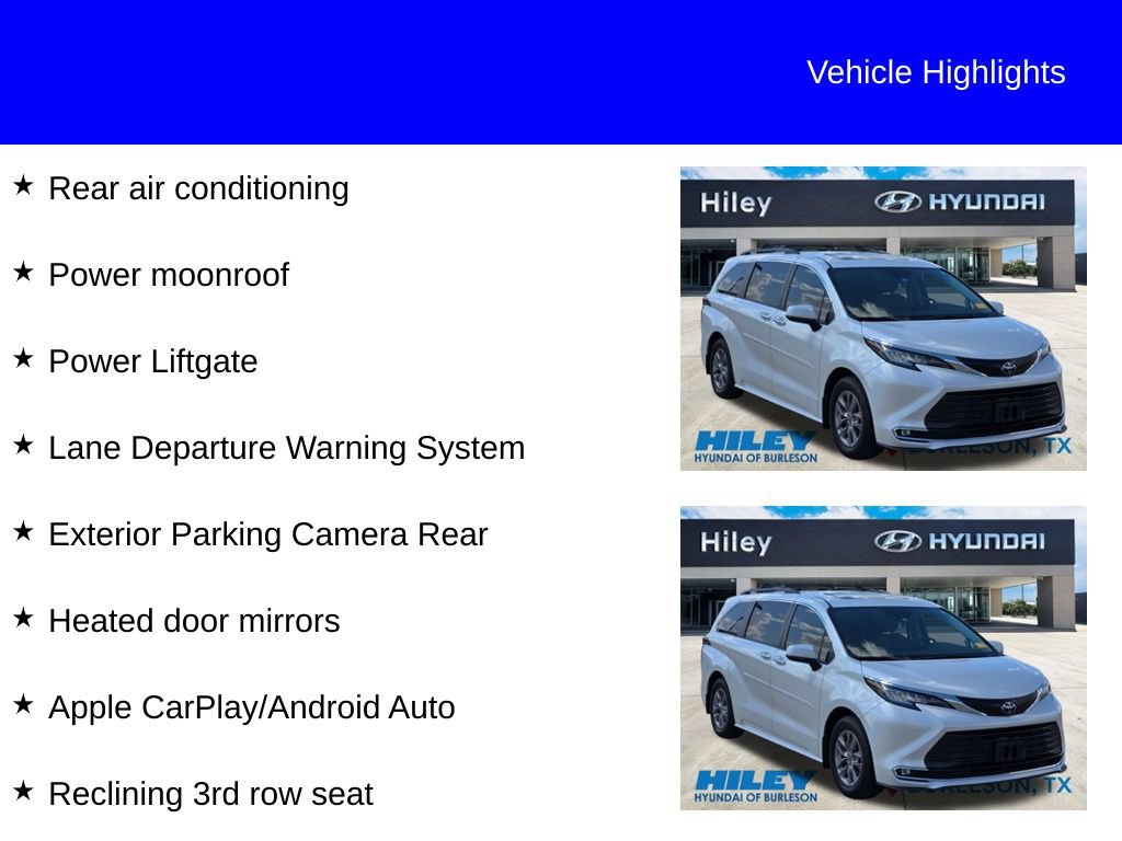 Used 2023 Toyota Sienna XLE FWD image 10