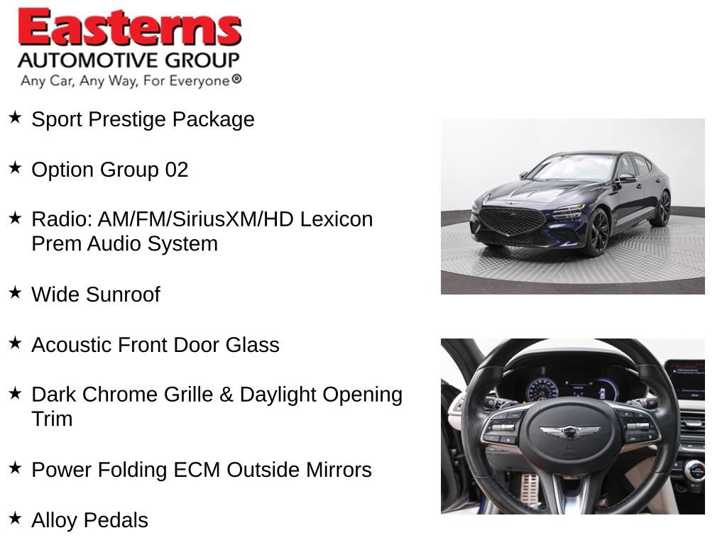 Used 2023 Genesis G70 2.0T w/ Sport Prestige Package AWD/4WD image 12