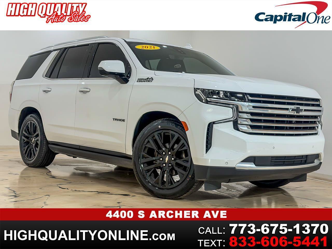 Used 2021 Chevrolet Tahoe High Country AWD/4WD image 1