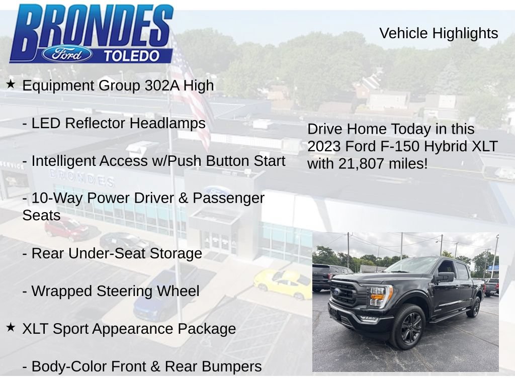 Used 2023 Ford F150 XLT w/ Equipment Group 302A High AWD/4WD image 17