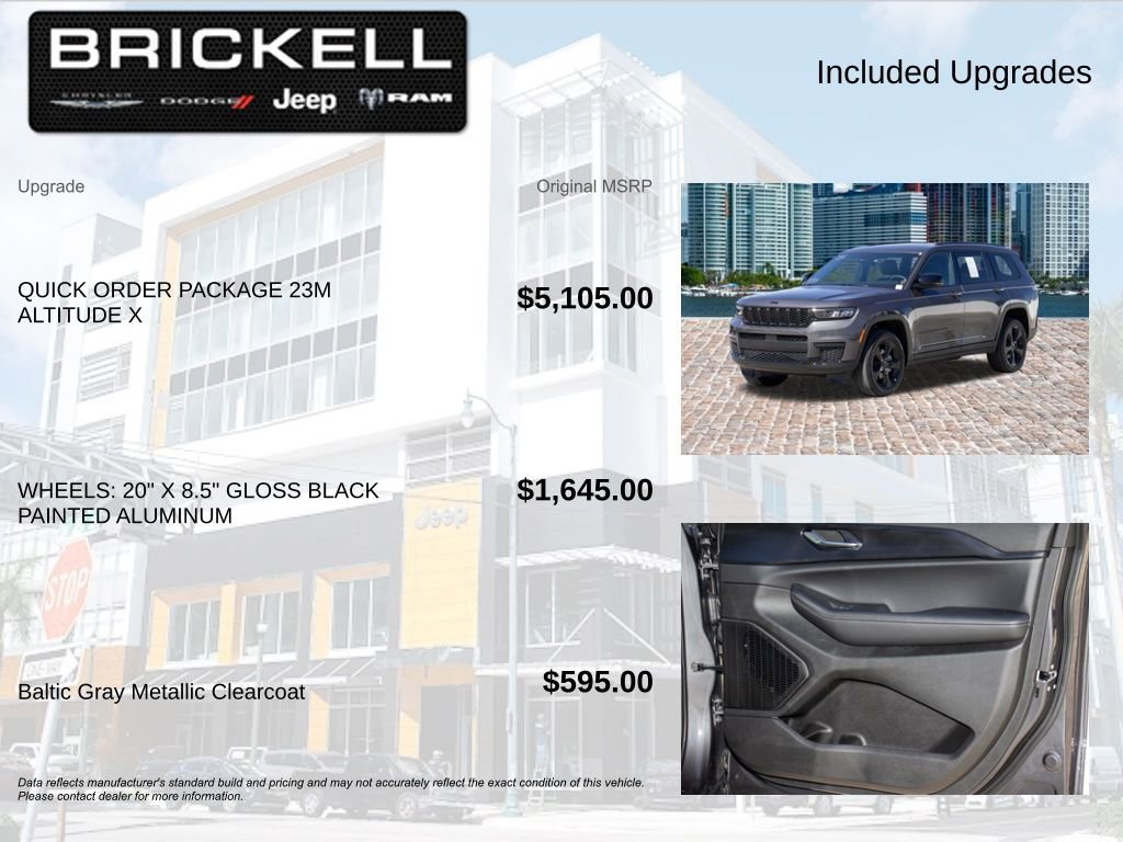 Used 2025 Jeep Grand Cherokee L Altitude AWD/4WD image 5