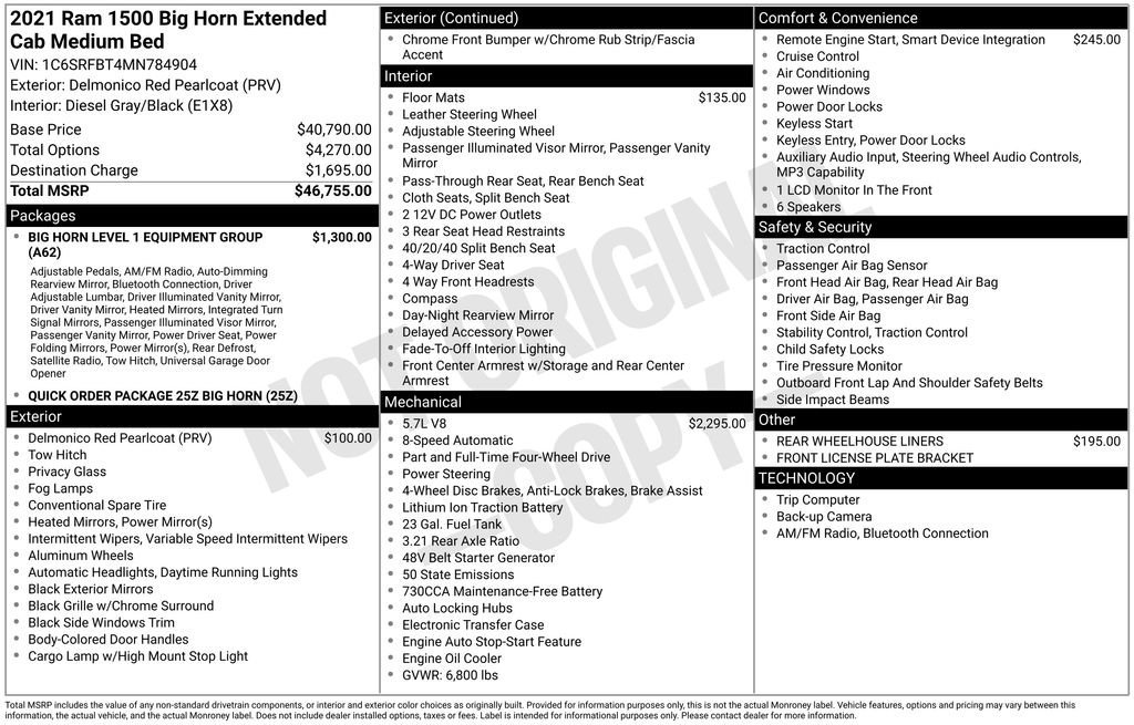 Used 2021 RAM 1500 Big Horn image 32