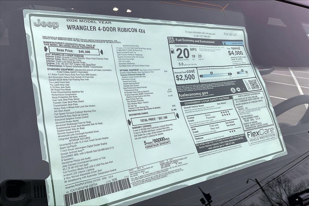 New 2026 Jeep Wrangler Unlimited Rubicon image 14