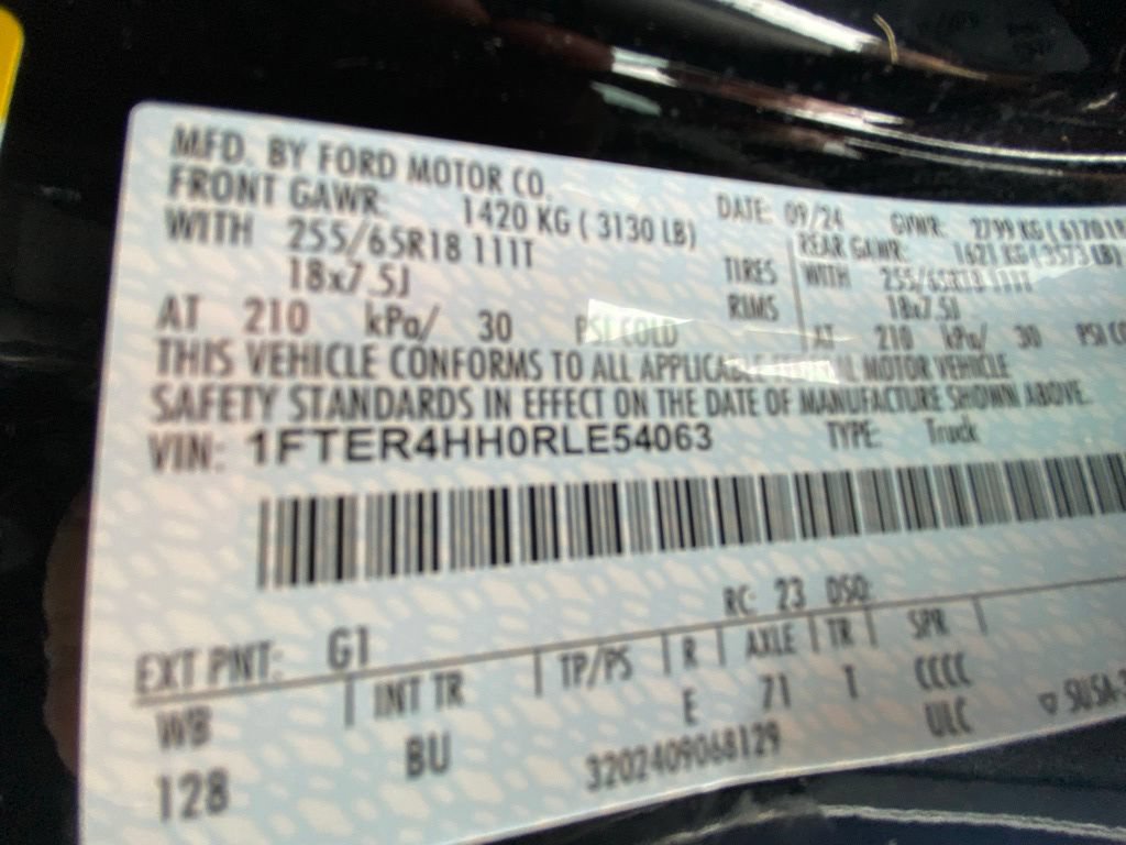 Certified 2024 Ford Ranger XLT w/ Advanced Towing Package AWD/4WD image 30