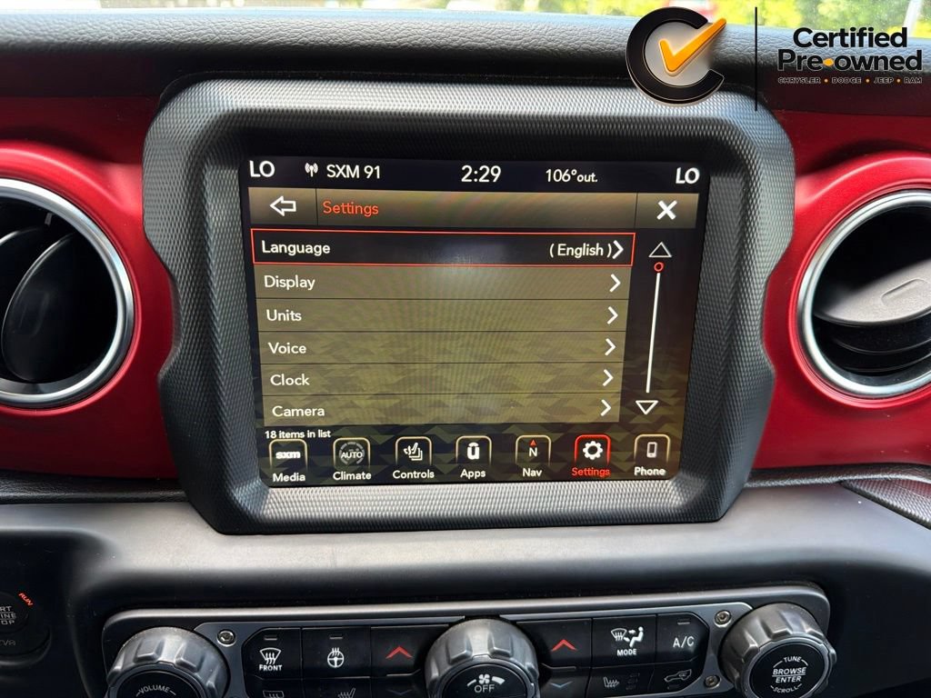 Certified 2022 Jeep Wrangler Unlimited Rubicon w/ Dual Top Group AWD/4WD image 81