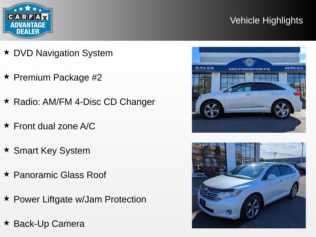 Used 2011 Toyota Venza AWD w/ Premium Pkg #2 image 4