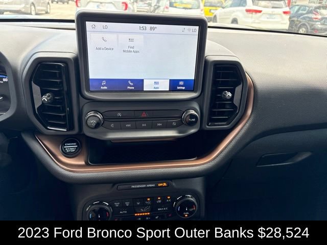 Used 2023 Ford Bronco Sport Outer Banks w/ Tech Package AWD/4WD image 15