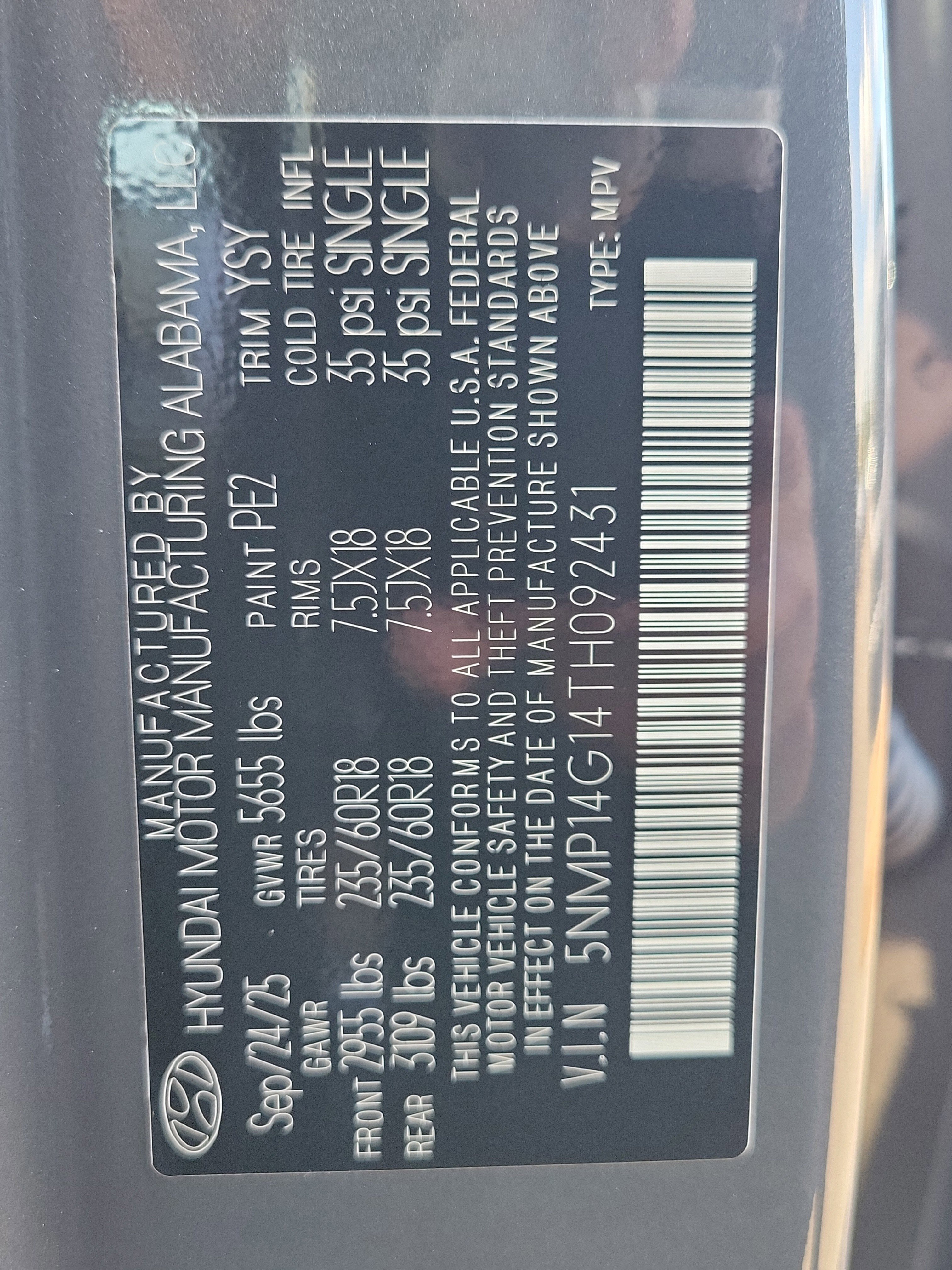 New 2026 Hyundai Santa Fe SE FWD image 32