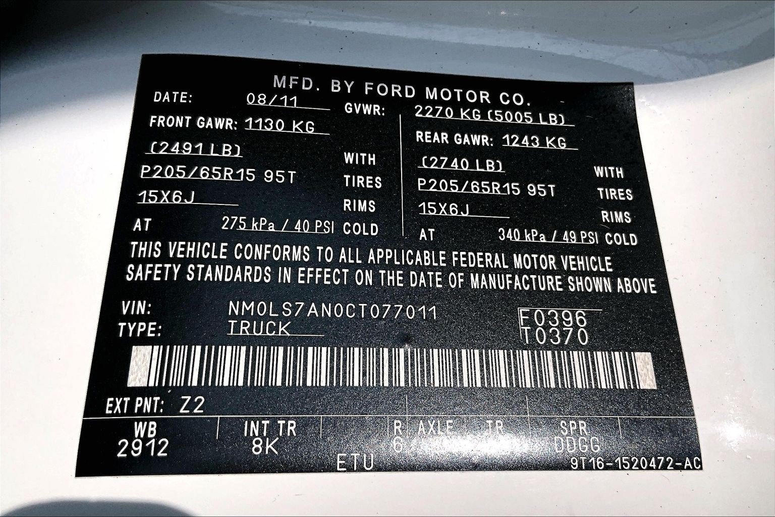 Used 2012 Ford Transit Connect XL FWD image 29