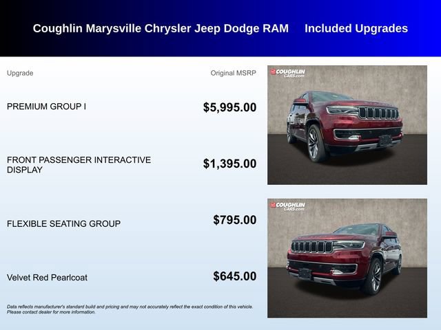 Used 2022 Jeep Wagoneer Series III w/ Premium Group I AWD/4WD image 3