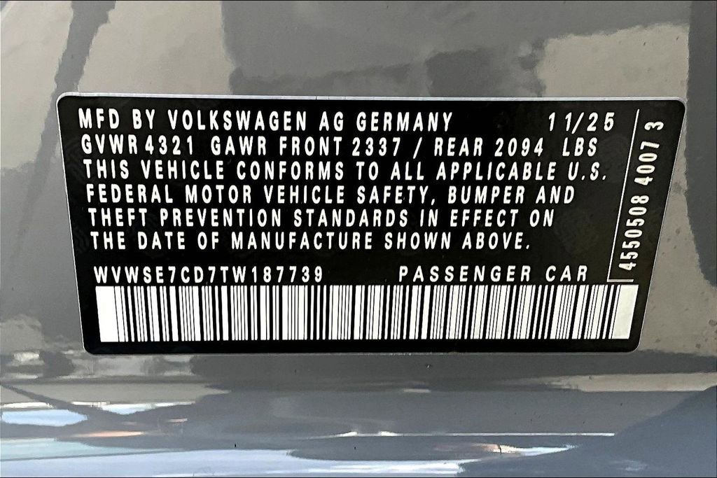 New 2026 Volkswagen GTI SE image 18