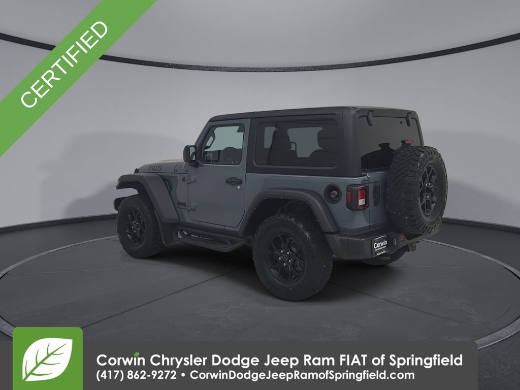 Certified 2024 Jeep Wrangler Sport AWD/4WD image 12