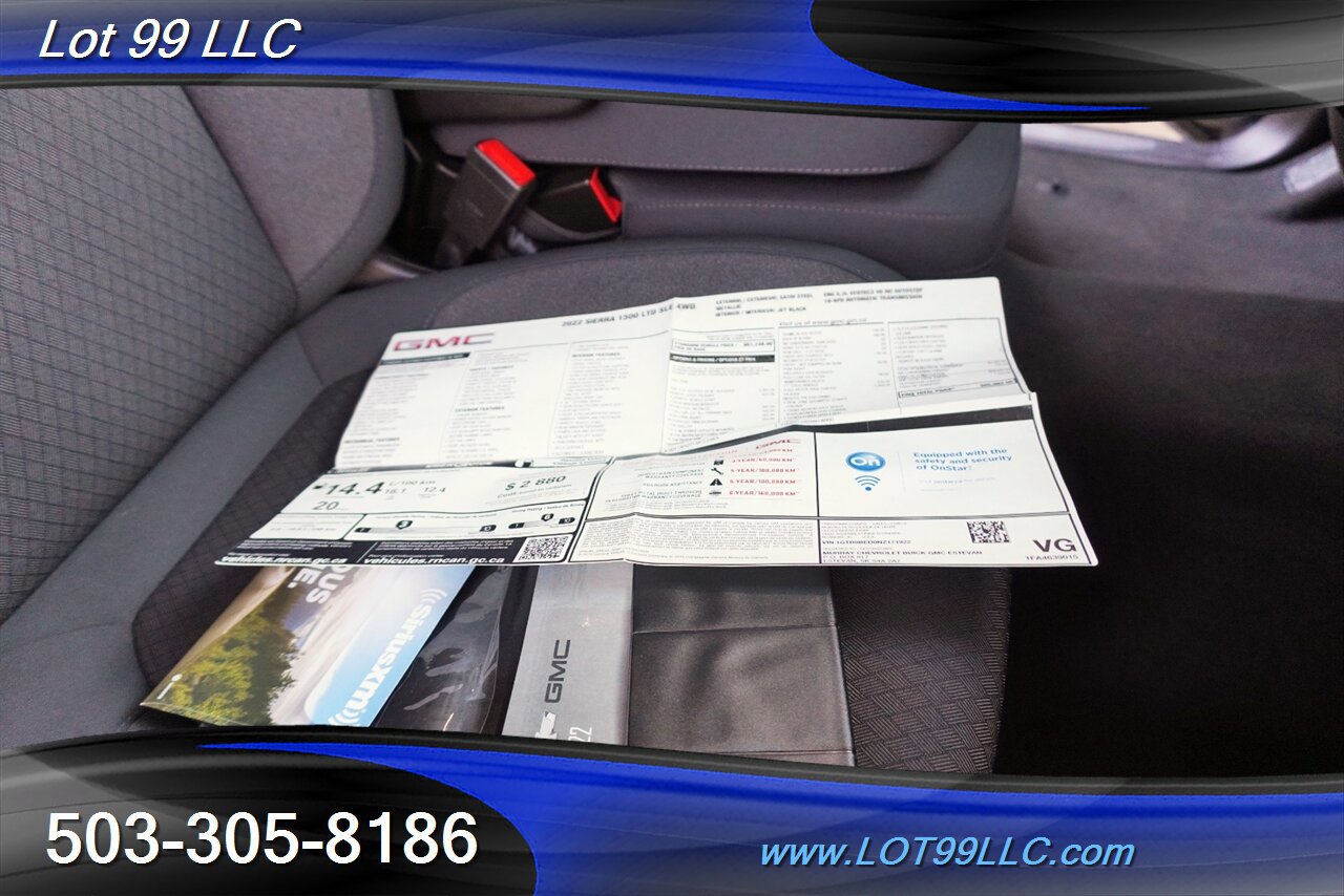Used 2022 GMC Sierra 1500 SLE w/ Remote Start Package image 24