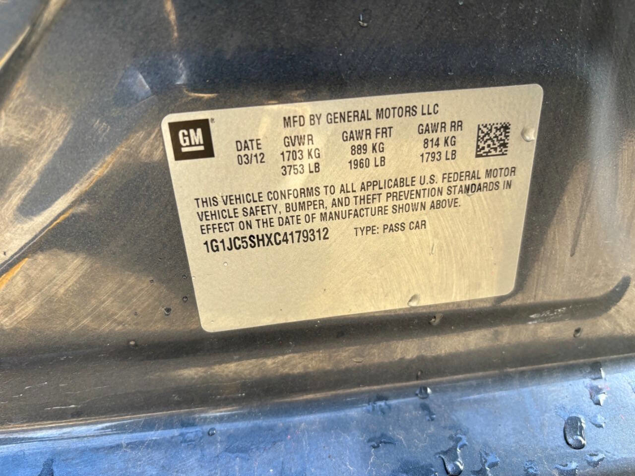 Used 2012 Chevrolet Sonic LT image 6