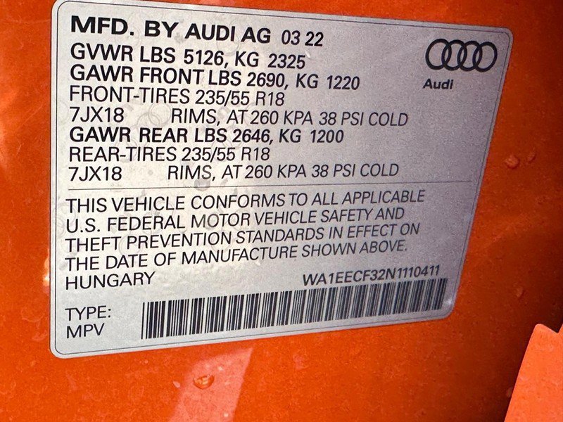 Used 2022 Audi Q3 2.0T Premium Plus image 28