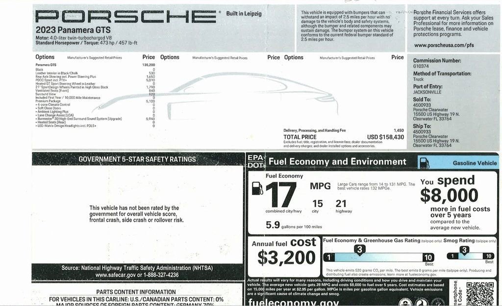 Used 2023 Porsche Panamera GTS w/ Premium Package image 25