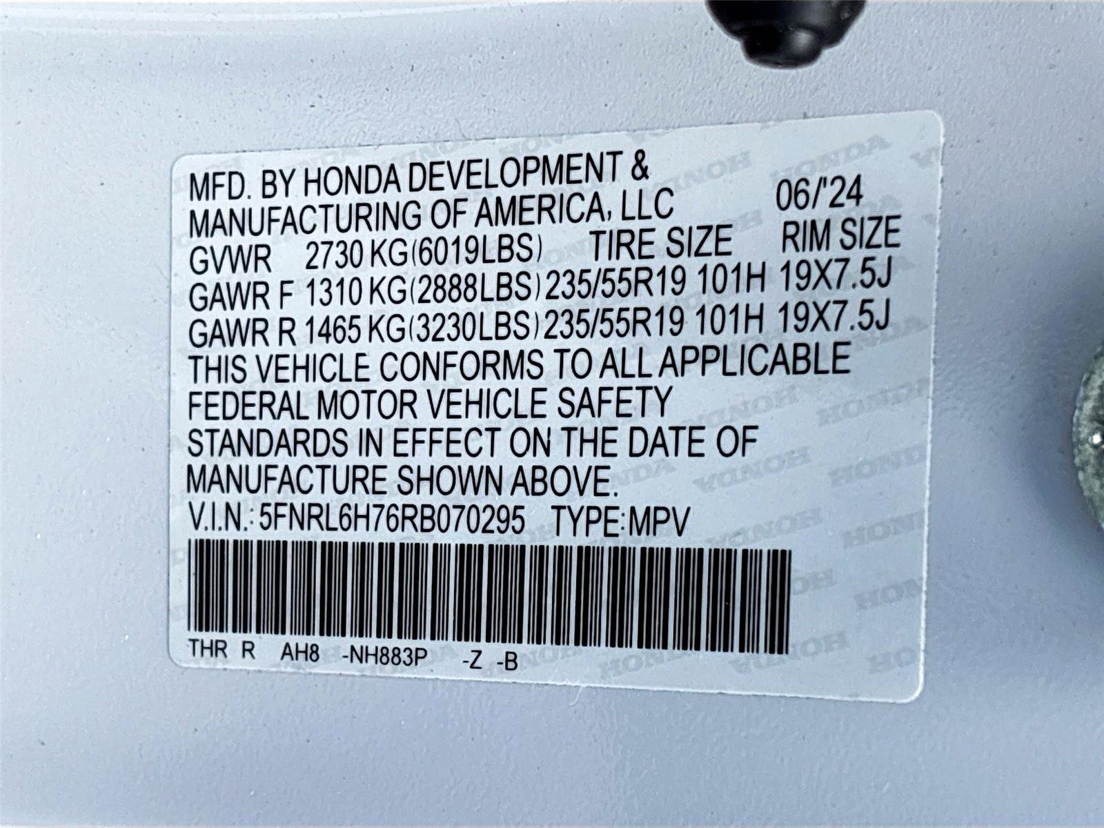 Certified 2024 Honda Odyssey Sport image 37