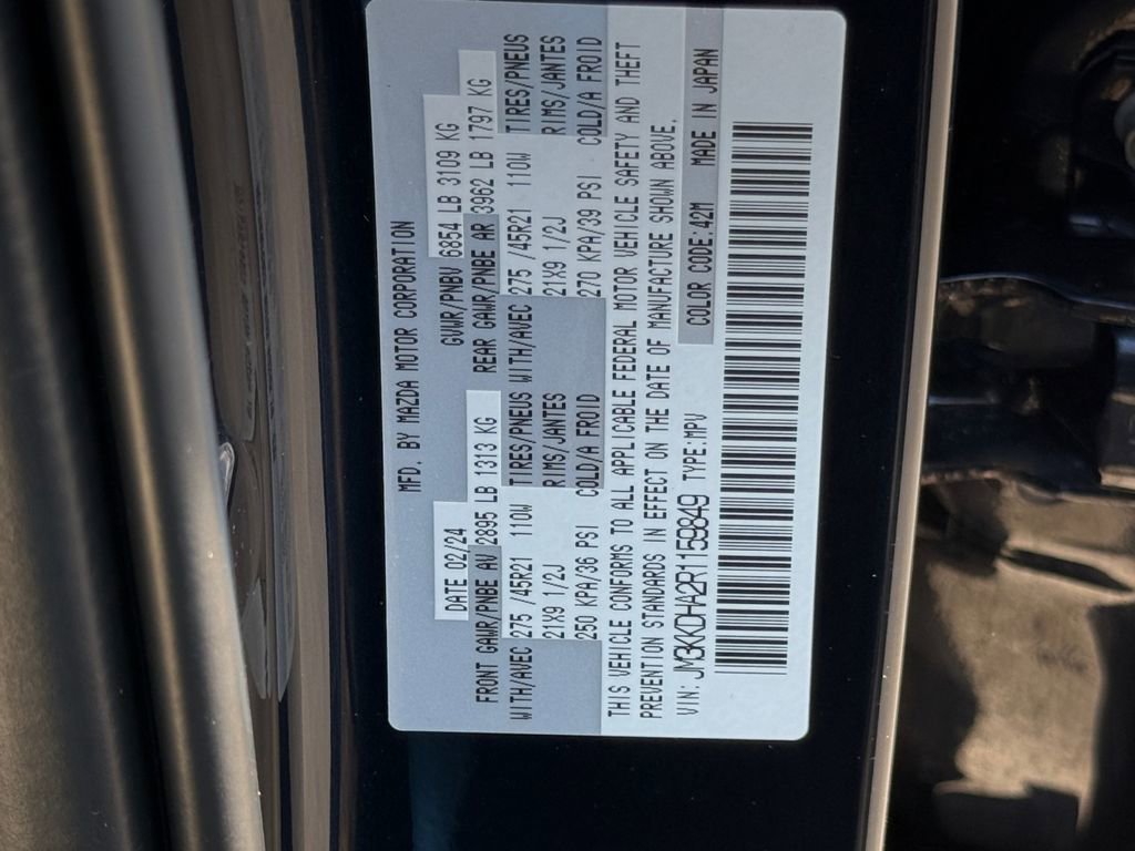 Used 2024 MAZDA CX-90 Plug-In Hybrid w/ Premium Pkg AWD/4WD image 29