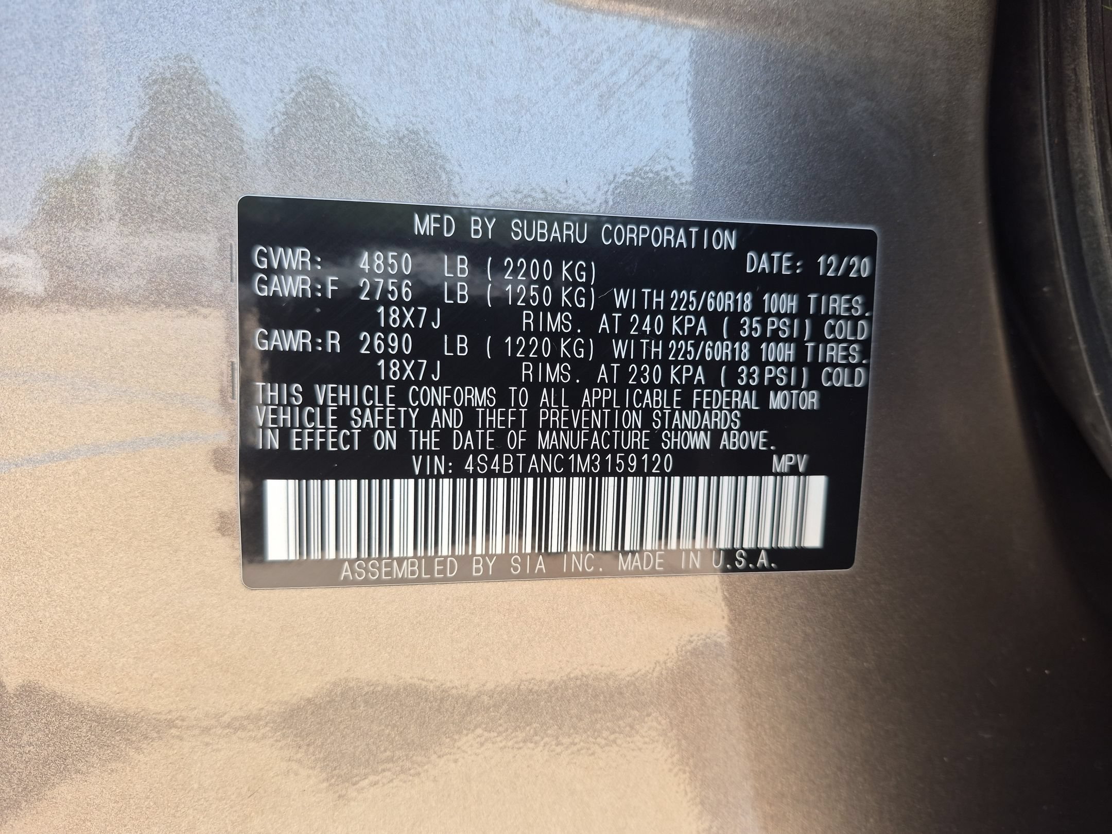 Used 2021 Subaru Outback Limited w/ Popular Package #2 AWD/4WD image 37