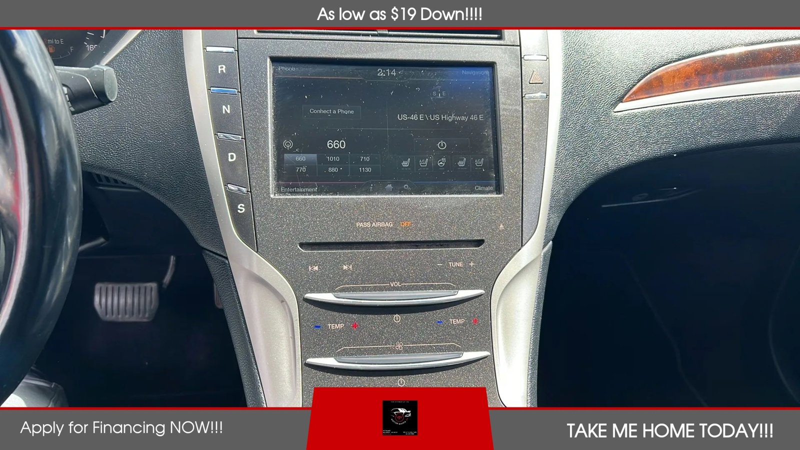 Used 2016 Lincoln MKZ AWD w/ Equipment Group 300A Reserve image 12