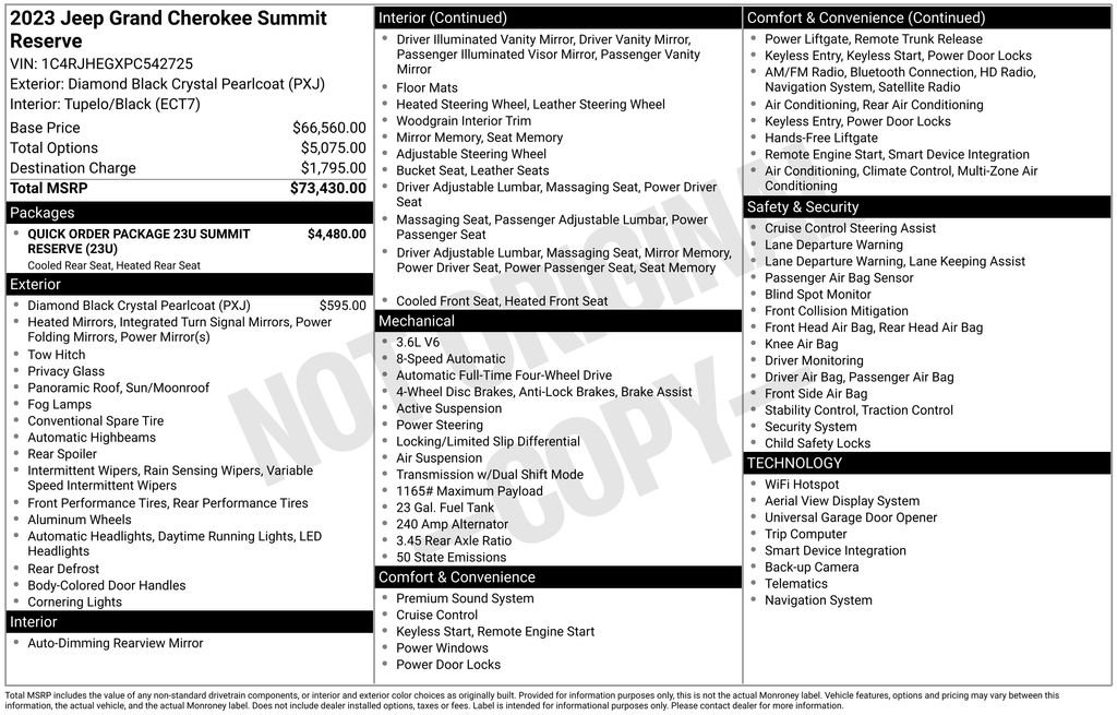 Used 2023 Jeep Grand Cherokee Summit image 3