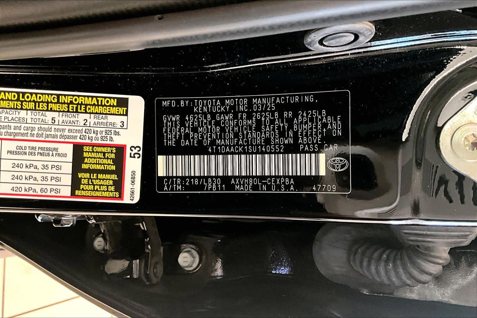 Used 2025 Toyota Camry XSE w/ Premium Package FWD image 32