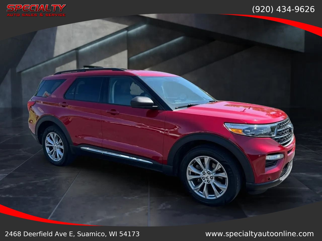 Used 2021 Ford Explorer XLT w/ Equipment Group 202A AWD/4WD image 8