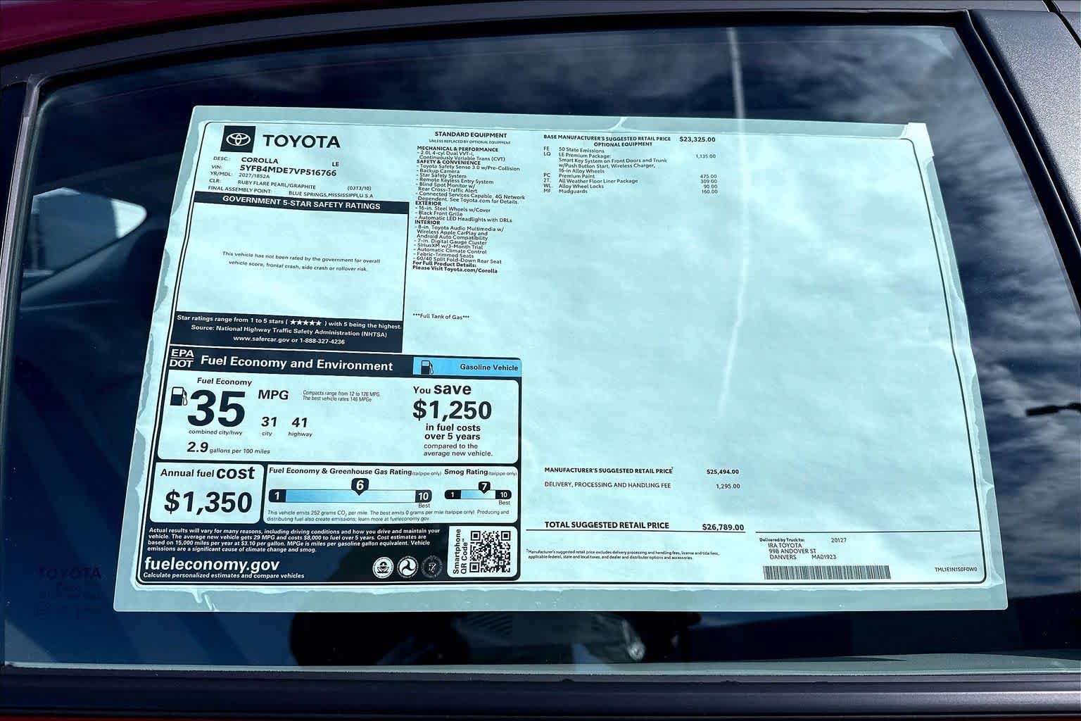 New 2027 Toyota Corolla LE w/ LE Premium Package FWD image 21